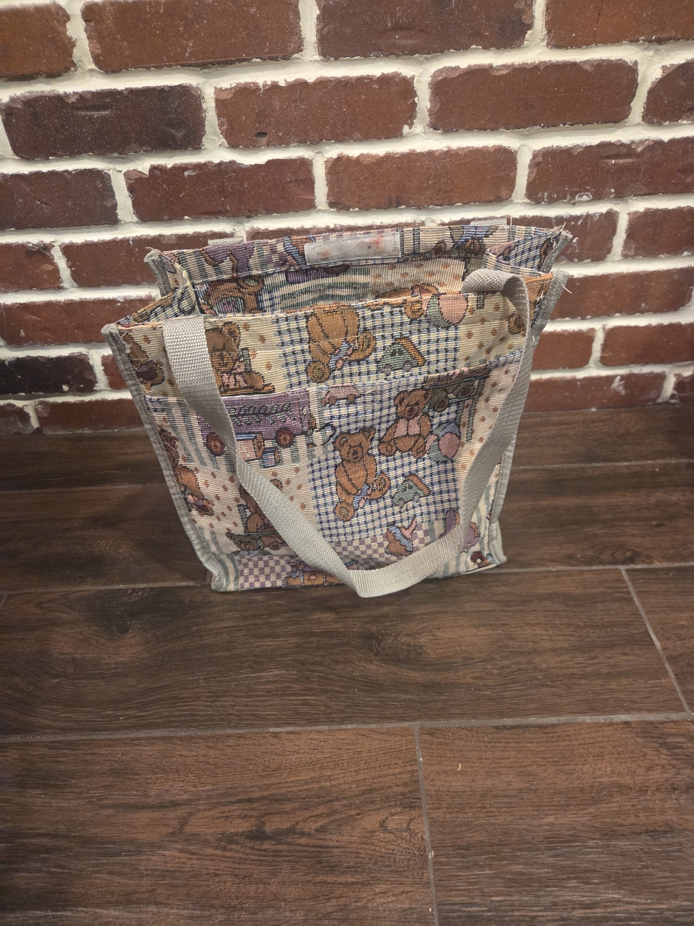 Vintage Bears And Toys Tapestry Tote Bag